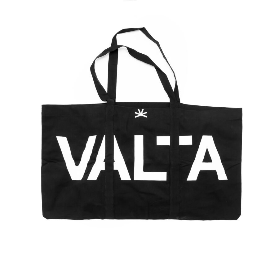 VALTA - Shopper Canvas Bag - Black