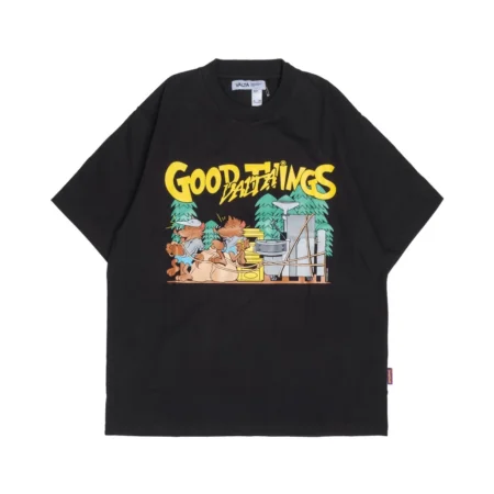 Ecosystem Motion Tee — Black Short Sleeve