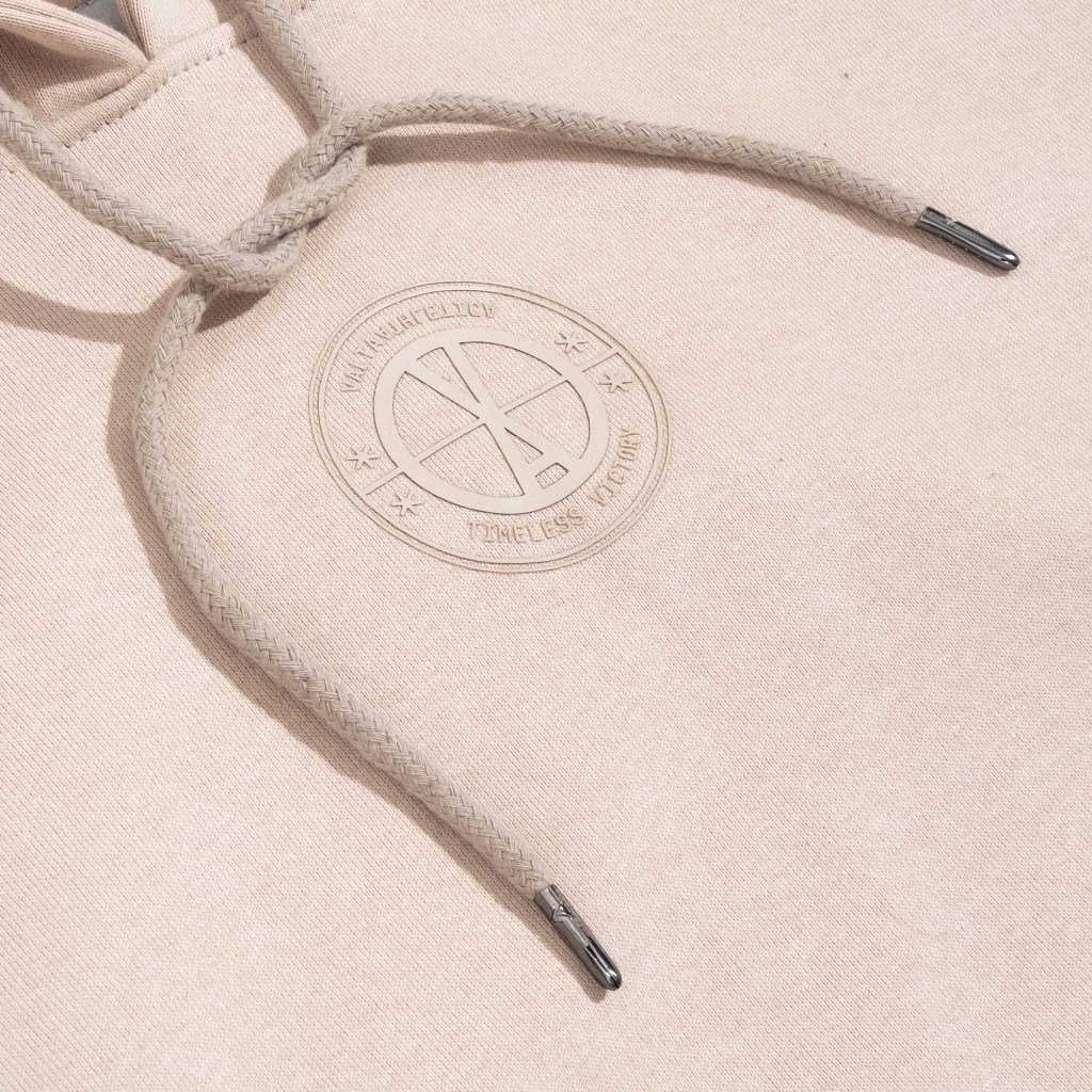 Athletica Regular Hoodie – Beige - Image 3