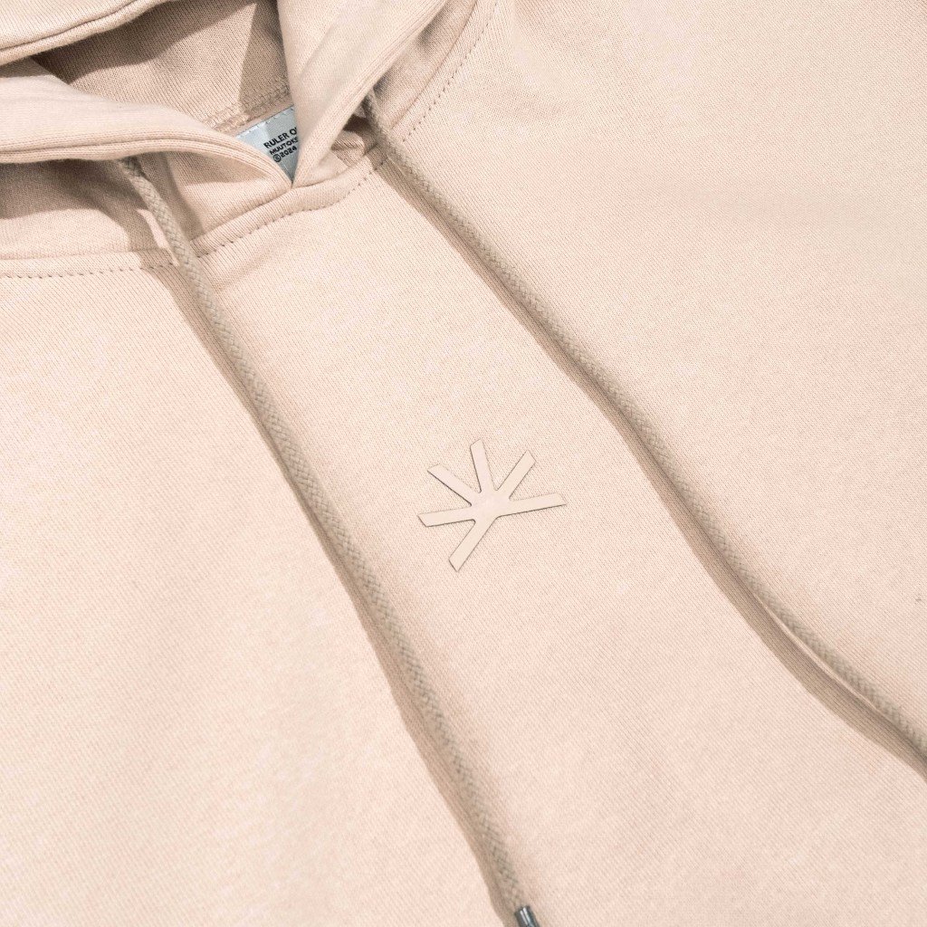 Basic Regular Hoodie - Beige - Image 3