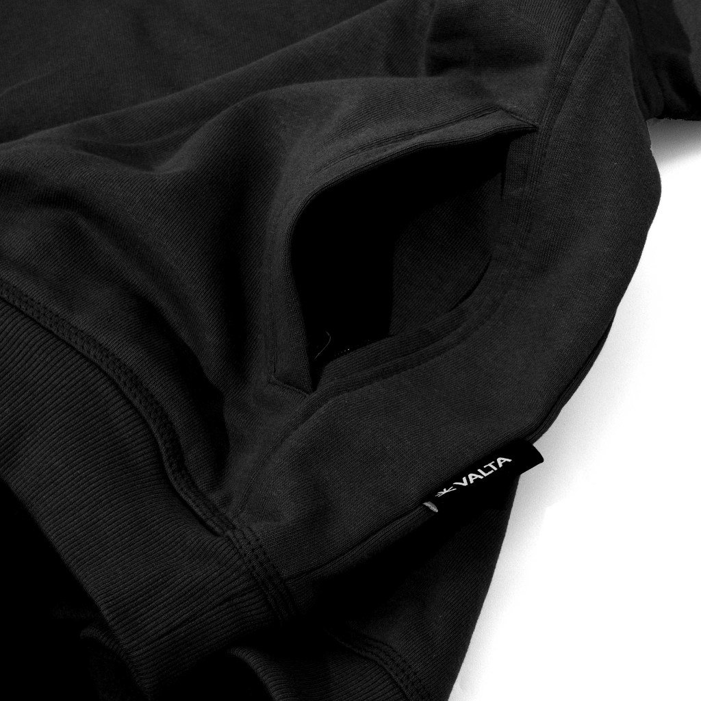 Athletica Regular Hoodie – Black - Image 4