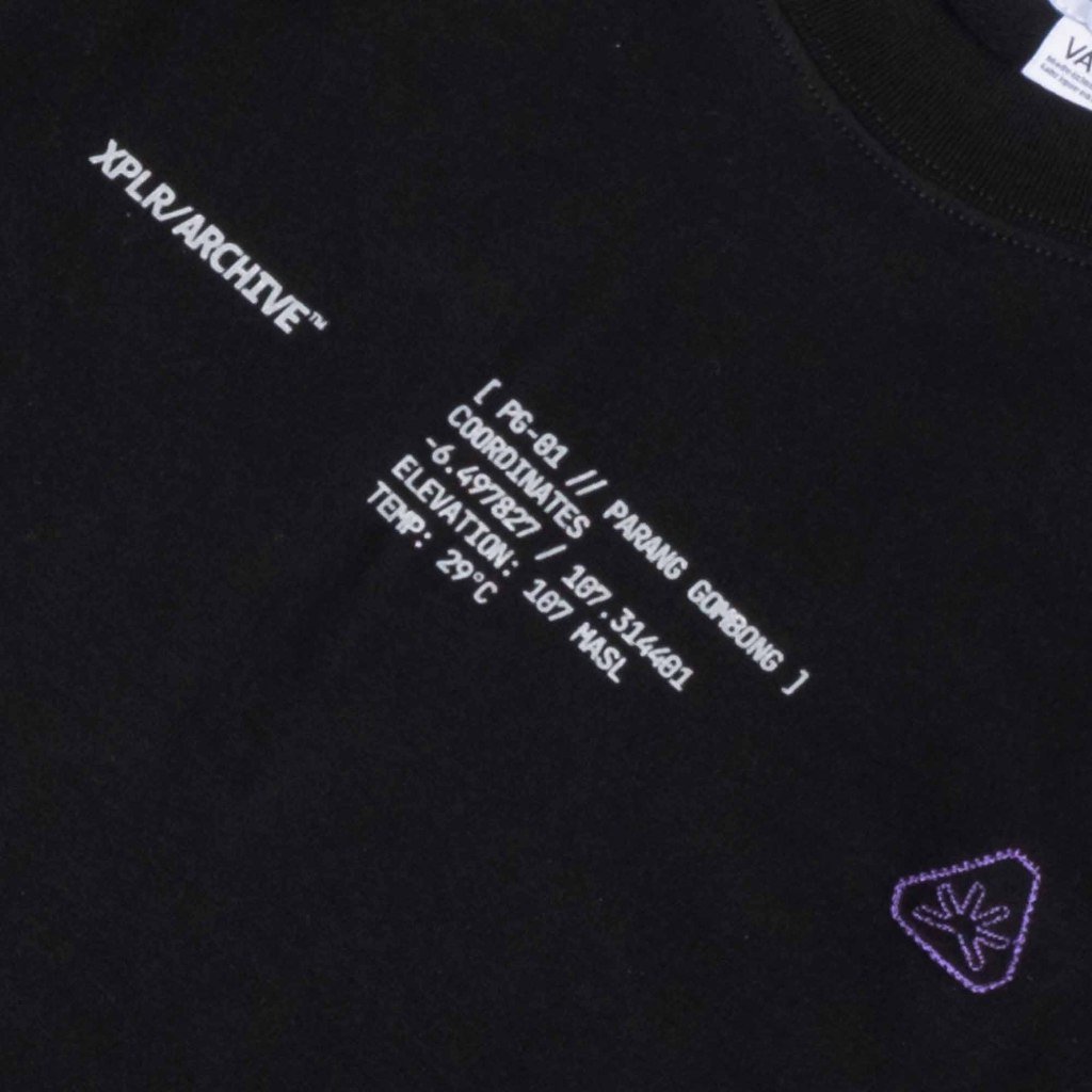 VALTA GEO TRACE: PARANG GOMBONG — XPLR/ARCHIVE TEE BLACK - Image 5